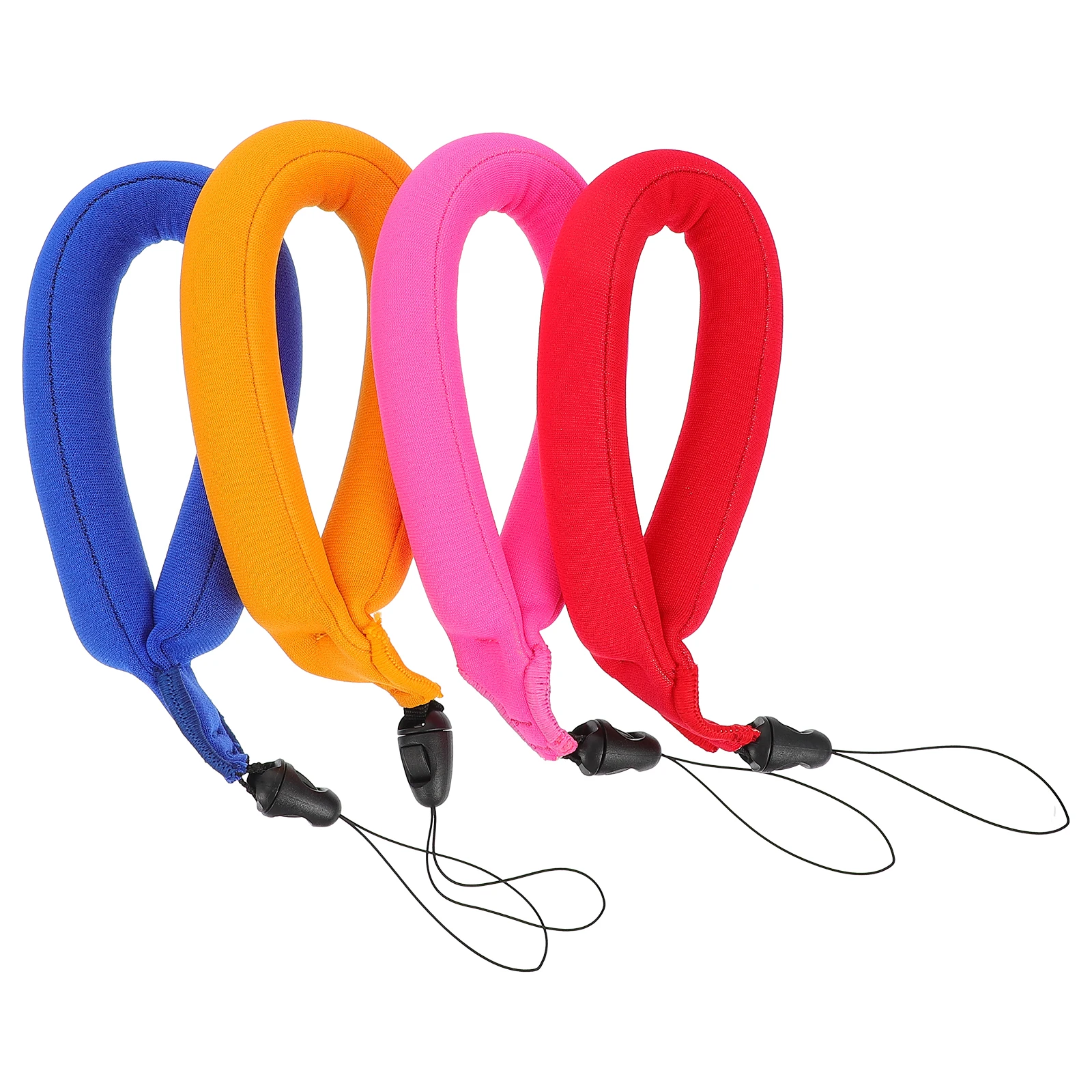 

4 pcs Buoyant Wrist Lanyard Camera Floating Strap Underwater Belt Small Light Weight Waterproof Anti Loss Float Wrist Strap