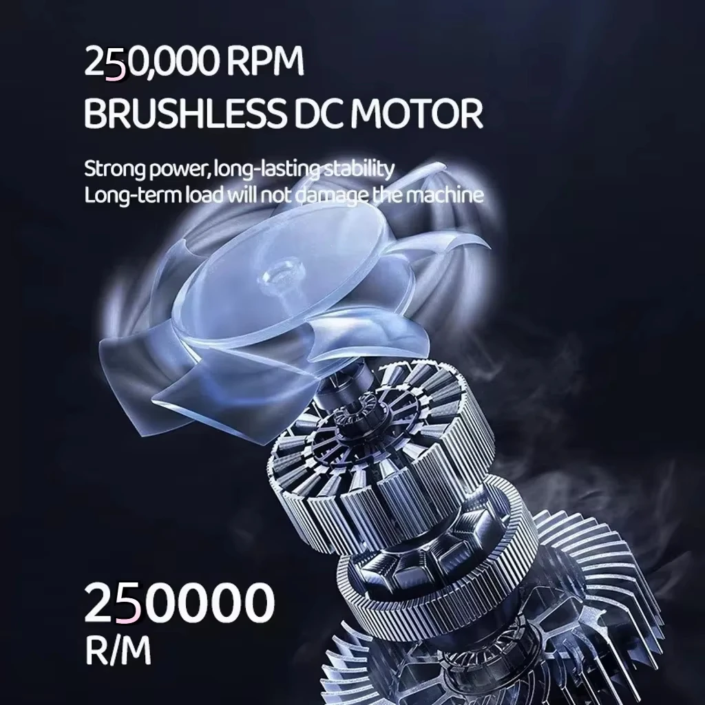 Xiaomi X3 Pro 터보 제트 송풍기 250000   RPM 강력한 공기 송풍기 브러시리스 모터 터보 팬 풍속 52 메터/초 8000mAh Souffleur New