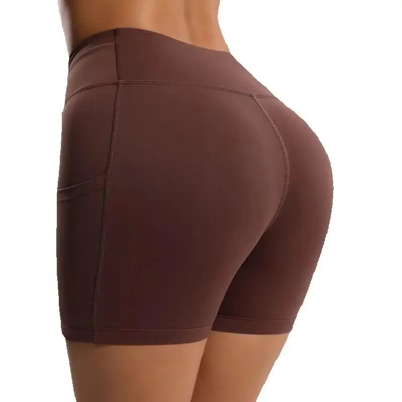 

Female Sports Leggings Yoga Shorts Women Fitness Shorts Running Cycling Shorts Breathable High Waist Summer Workout Gym Running