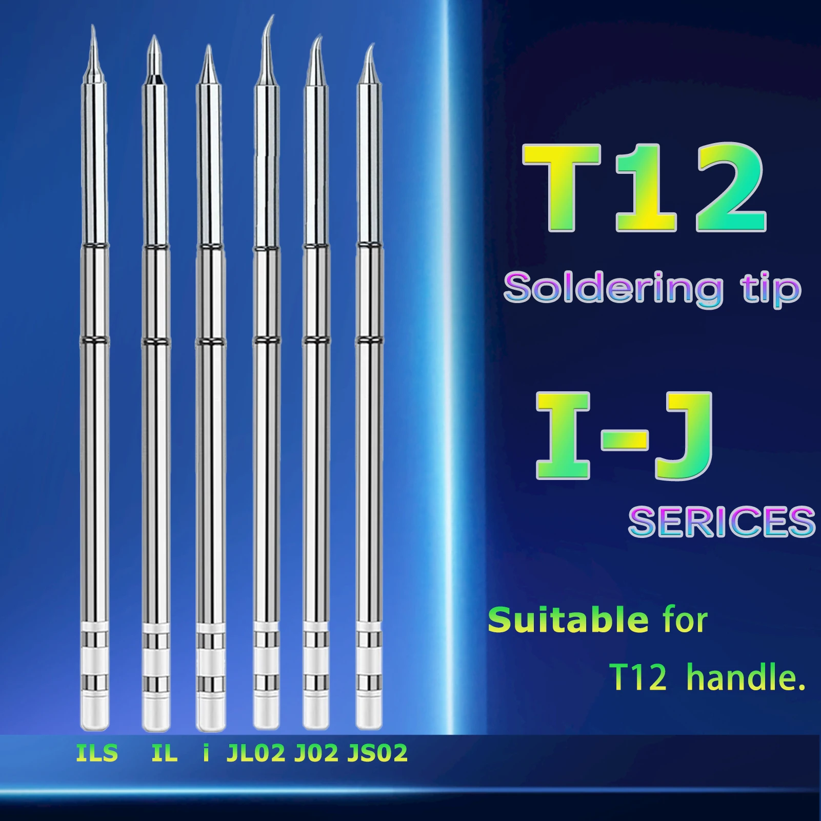 Punte Gudhep T12 per saldatore: T12-ILS/I/JL02/J02 tipo per punti di saldatura di Staging FX951, FX952, FX950, T12