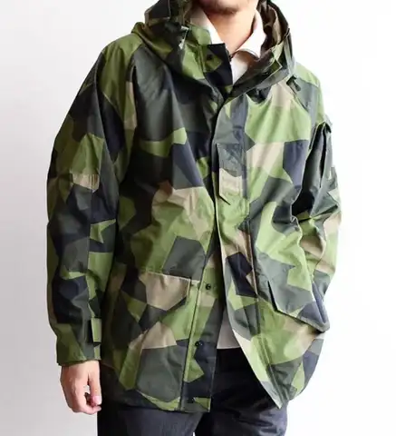 Swedish Camouflage Coat Winter Jacket Thick Outdoor Green M90 Geometry