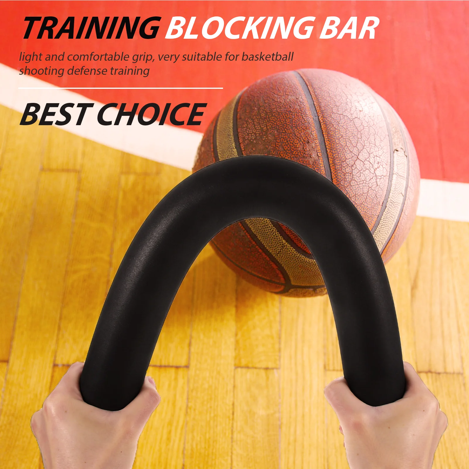 Basketball Training Bar Control Stick Interference Sticks Black Eva Accessories for
