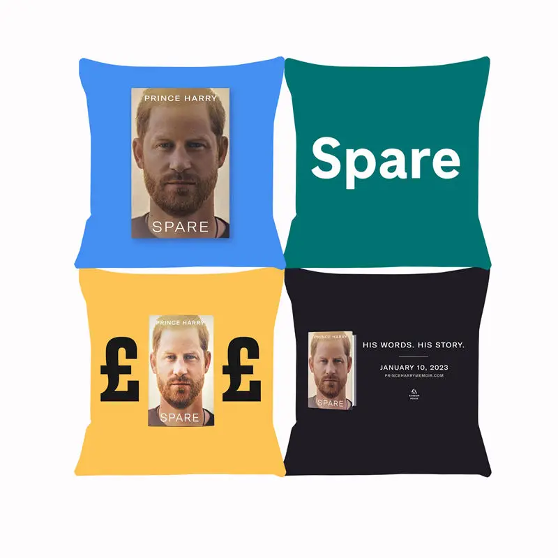 Prince Harry Spare Cushion Cover for Sofa Pillow Case Cover Seat Car Throw 45x45cm Pillowcase For Home Decorative SJ-439