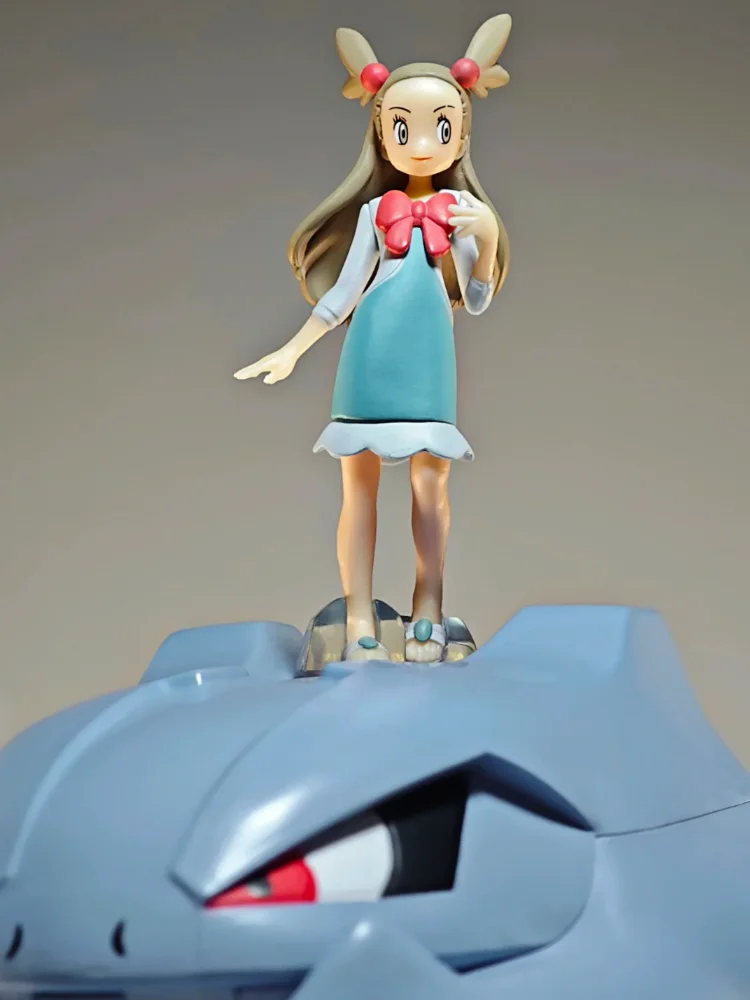 

Original Bandai PokéMon Scale World Johto Region Jasmine Steelix Pvc 75/40mm Anime Action Figures Model Collection Suit Set Toys
