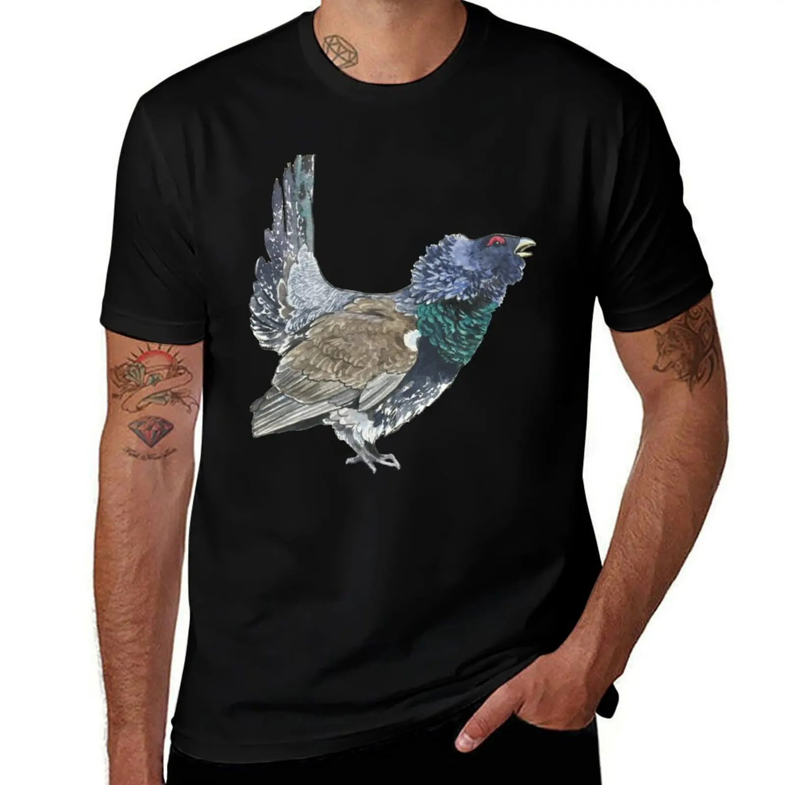 

Capercaillie T-Shirt t shirts for man slim fit t shirt man cotton T-Shirt