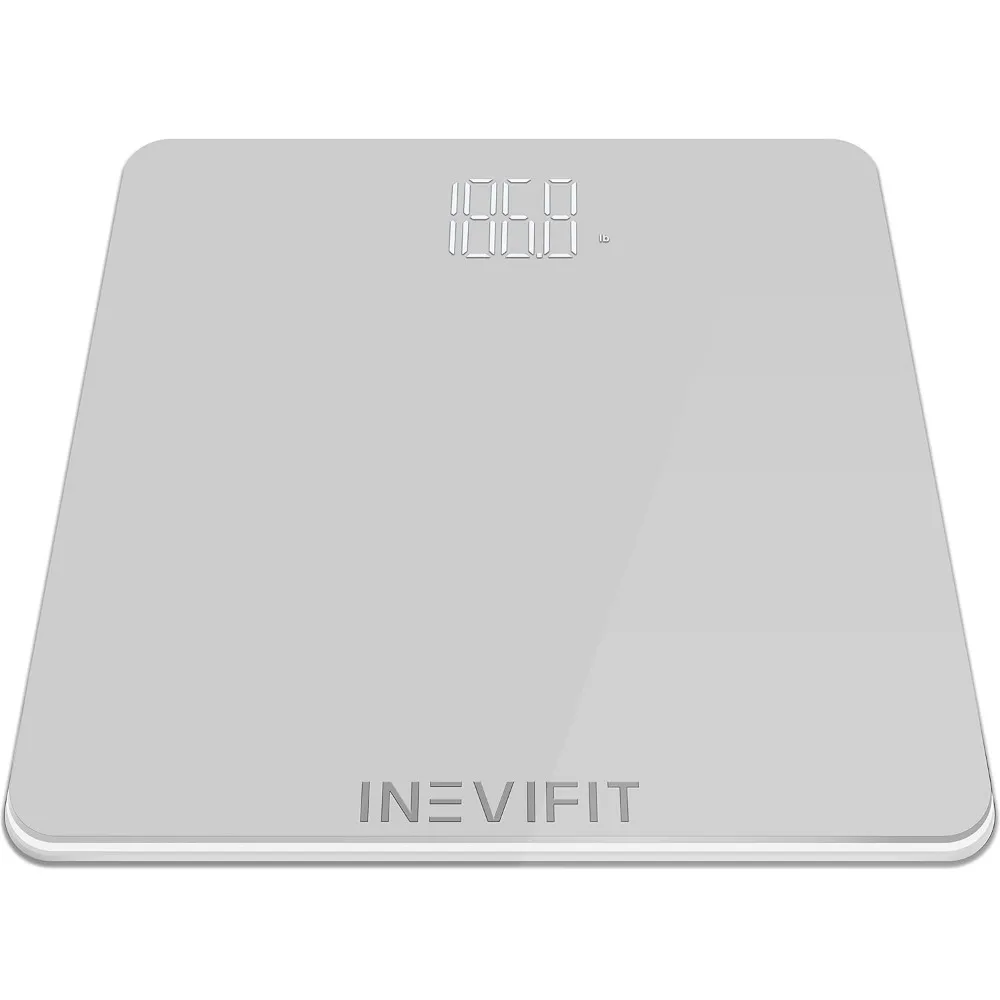 

Highly Accurate Digital Bathroom Scale, Measures Weight up to 400 lbs with Auto-Calibrating Sensors