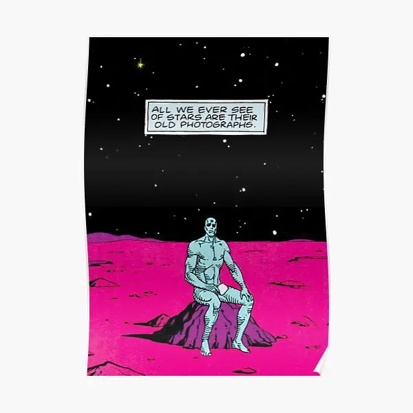 Old Stars Dr Manhattan  Poster Vintage Room Modern Decoration Painting Art Picture Print Funny Home Mural Decor Wall No Frame