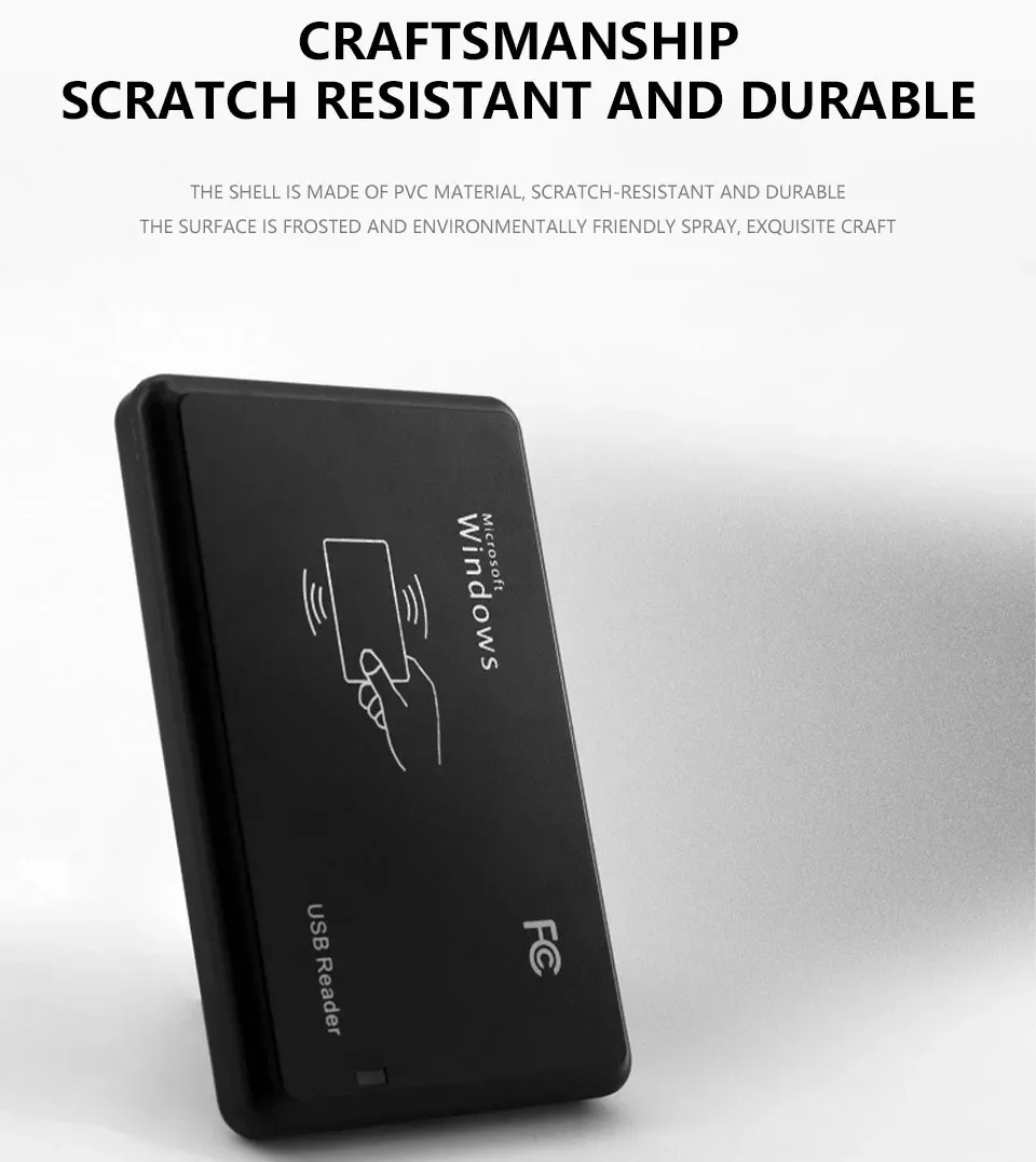 Imagem -06 - Smart Rfid Card Reader Indução ic id Copiadora Duplicadora Interface Usb Controle de Acesso Programador Criptografado 125khz 13.56mhz