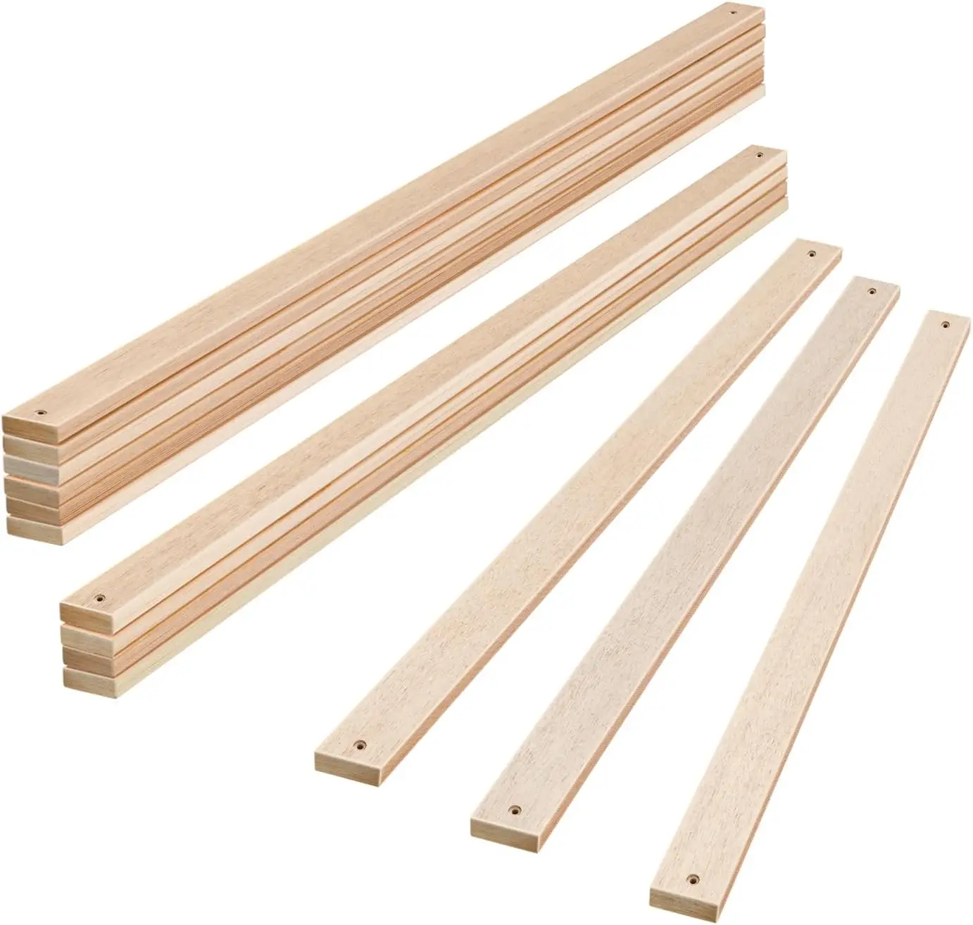 

Bed Slats Twin Size 39.8”Lx2.1”Wx0.7”H, Heavy Duty Wooden Slats Mattr Support Pa Of 13 Count, Replacement Spare Parts Mattr