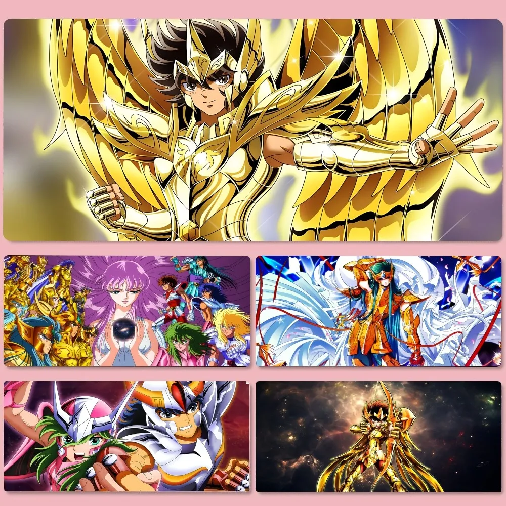 S-Saint S-Seiya Mousepad New Arrivals Large Gaming Mousepad L XL XXL Gamer Mouse Pad Size For Keyboards Mat