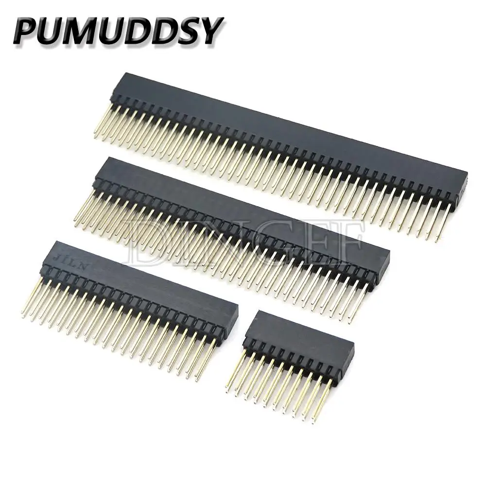 

2,54 мм 2x10P/16P/20P/25P/32P/40-контактный разъем для штабелирования, двухрядный 2x20P PC104 для режима Raspberry Pi 2