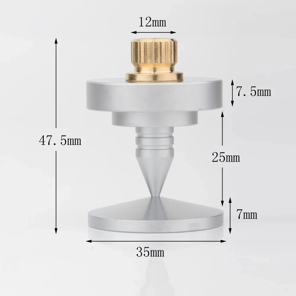 35*47 мм высококачественный Hi-Fi аудио динамик шип изоляционные ножки латунный проигрыватель компакт-дисков/усилитель амортизирующий шип опорная база