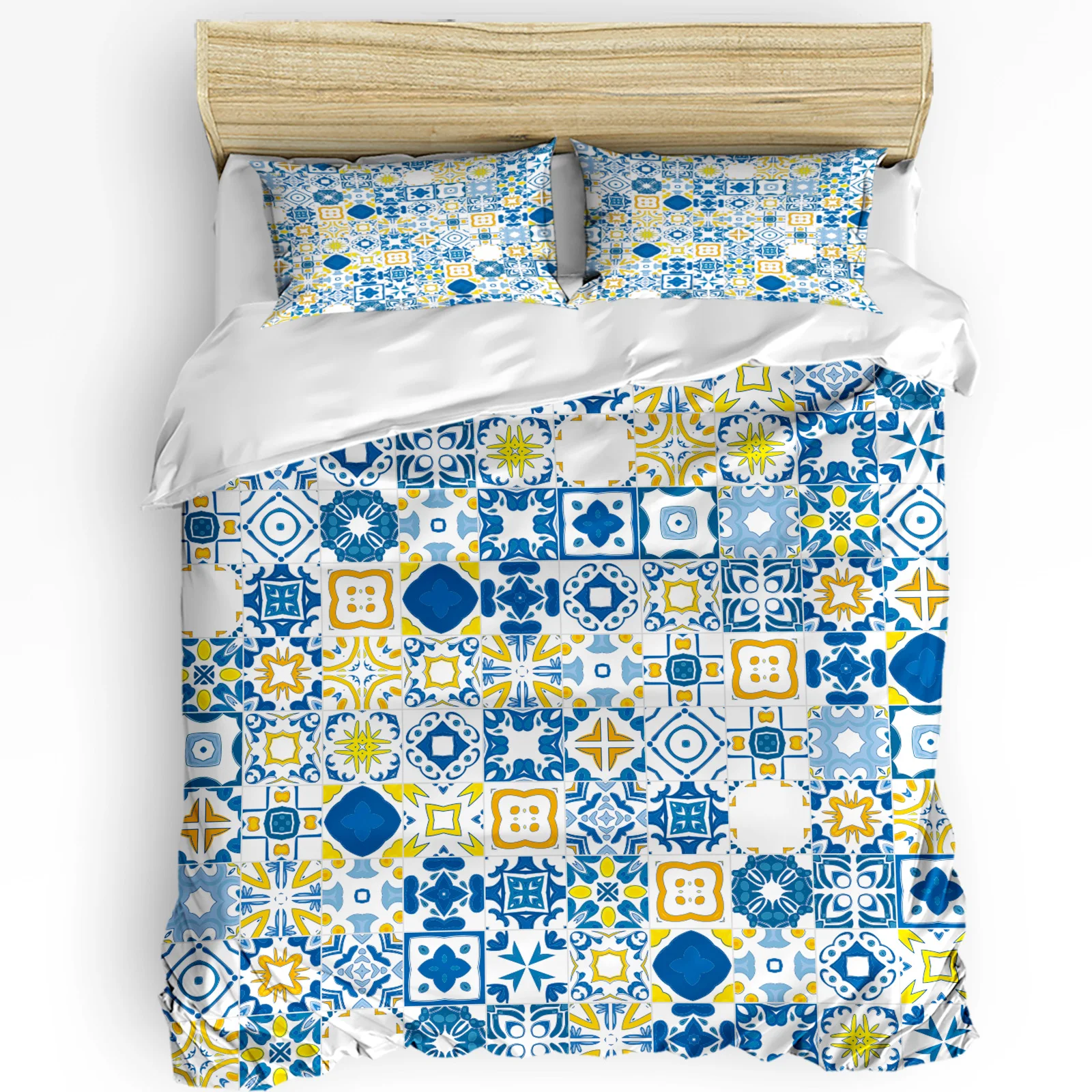 

3pcs Bedding Set Morocco Home Textile Duvet Cover Pillow Case Boy Kid Teen Girl Bedding Covers Set