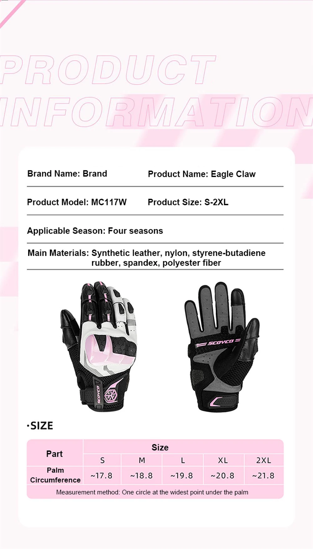 SCOYCO Motorrad Handschuhe Männer Frauen Sommer Atmungsaktive Anti-herbst Luva Motocross Reiten Handschuhe Wasserdichte Moto Touchscreen Guantes – Detail 8