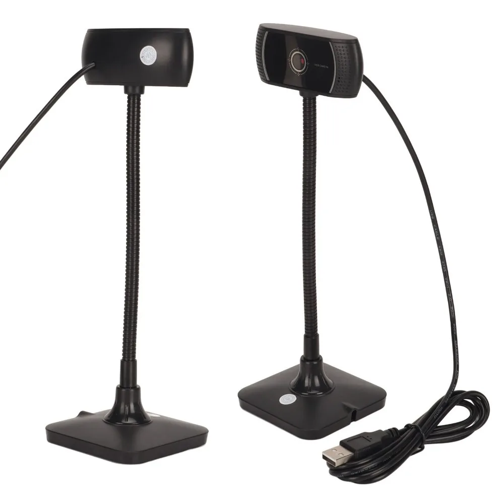 Auto Focus Lock for C185 720P 30 Fps HD Webcam 60 Degree Wide Viewing Angle 360 Degree Rotation USB Web Camera