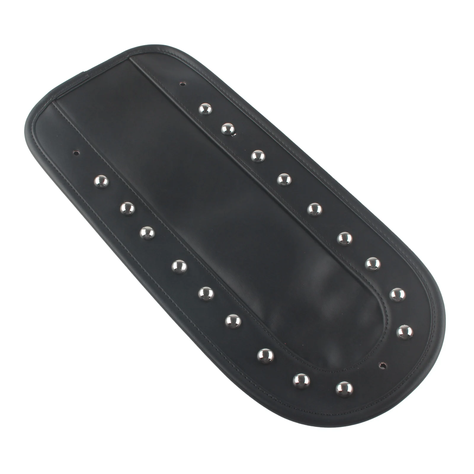 Sedile singolo con bavaglino parafango posteriore in pelle PU nera per moto per Harley Davidson FLSTC Softail Heritage Classic 2000-2017 FLST FLSTSI