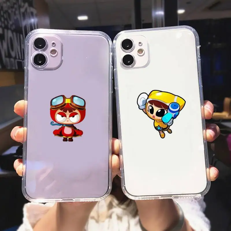 Crazy Arcade Game Phone Case For iPhone 11 12 Mini 13 Pro XS Max X 8 7 6s Plus 5 SE XR Transparent Shell