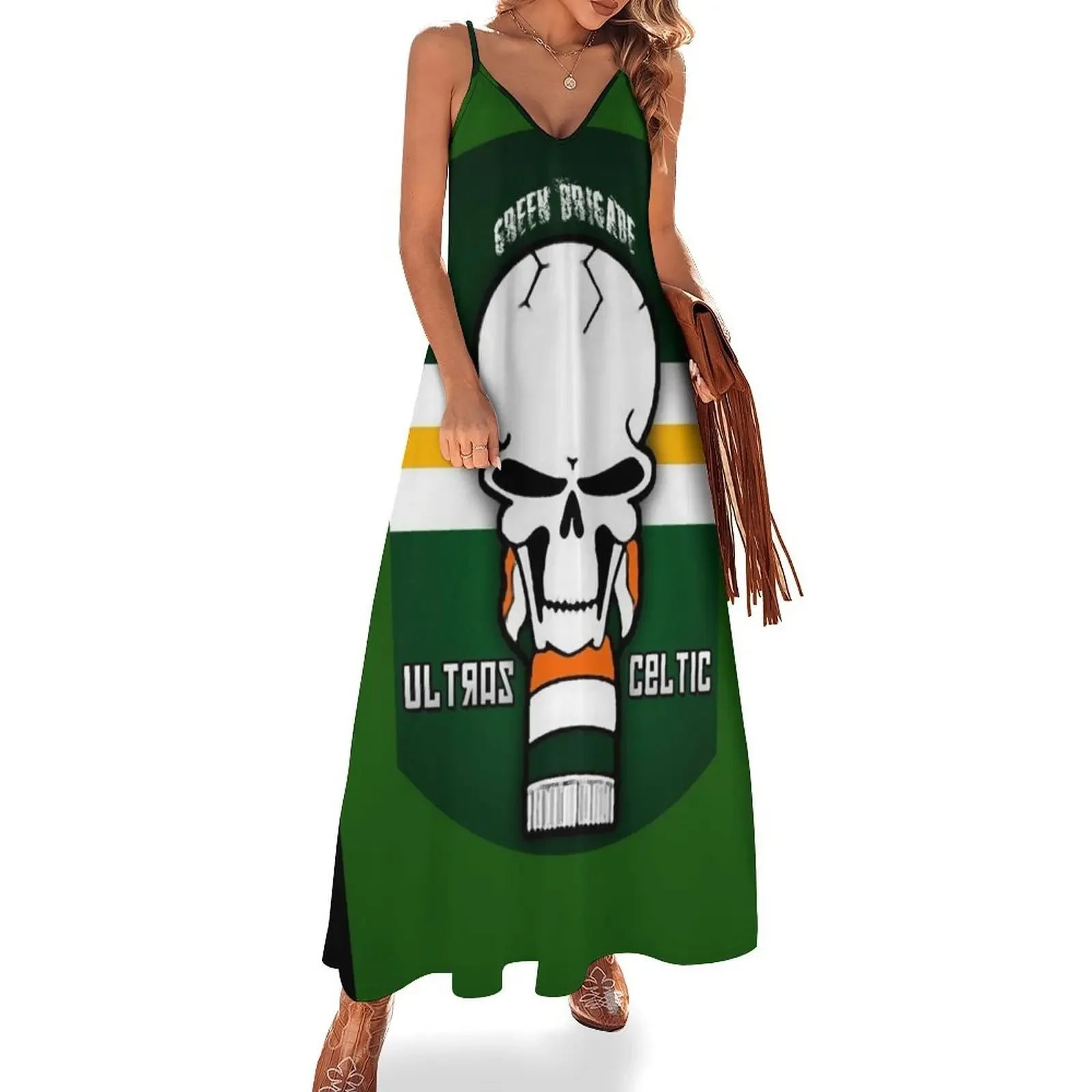 

Green Brigade Sleeveless Dress ladies dresses for women 2025 luxury evening dress woman for wedding Woman clothes