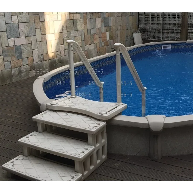 Sturdy Plastic Swimming Pool Ladder Safe Above Ground Pool Climbing Ladder