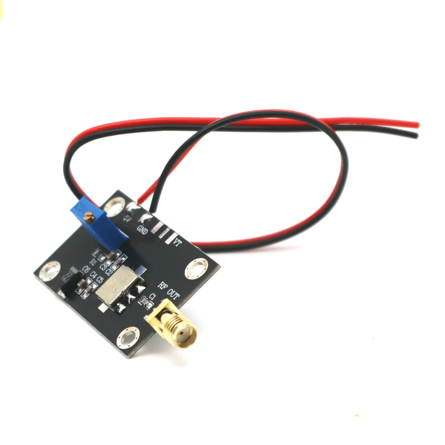 70M-5.8Ghz VCO Module RF Voltage Controlled Oscillator Frequency Signal Source Radio Wireless Communication FM SW VHF UHF WIFI