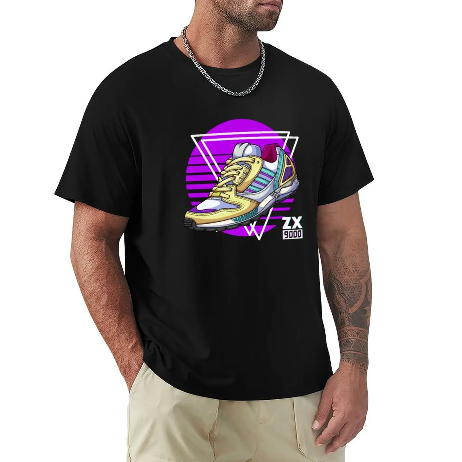 

Zx 9000 Citrus Sneaker Lifestyle ninetees Retro Runner Torsion T-Shirt korean fashion men clothing