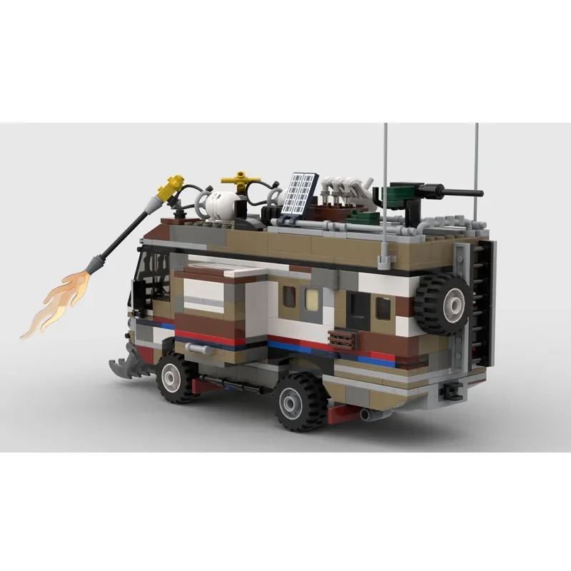 New Popular Set MOC-173433Desert Sports Multi-Functional Truck Building Blocks 636Parts Adult Birthday Custom Christmas Toy Gift