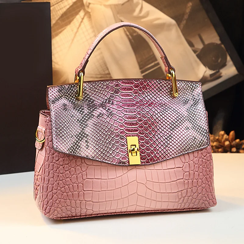 Borse da donna in vera pelle di moda di lusso borsa a tracolla Shoudler in pelle bovina di qualità 2024 nuove borse a conchiglia portatili con