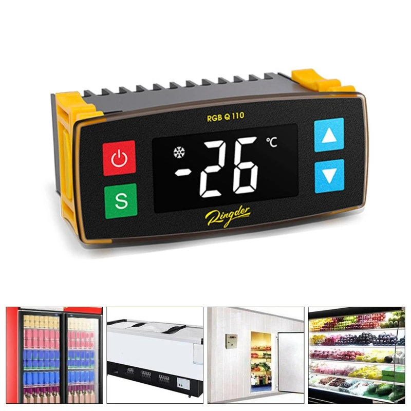 Freezer Thermostat LED Digital Temperature Controllers Thermostat Control -50 to 99℃ DropShipping