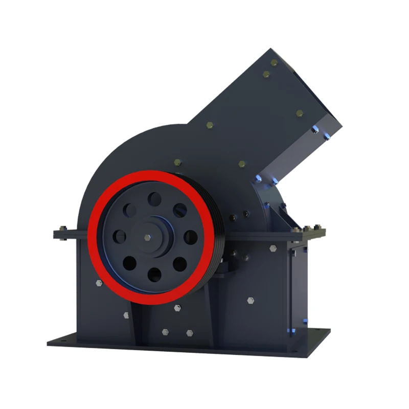 Small Mobile PLC Controlled Hammer Crusher with Gear AC Motor for Mining Building Stone Crushing 2t/h Capacity Easy Operate New