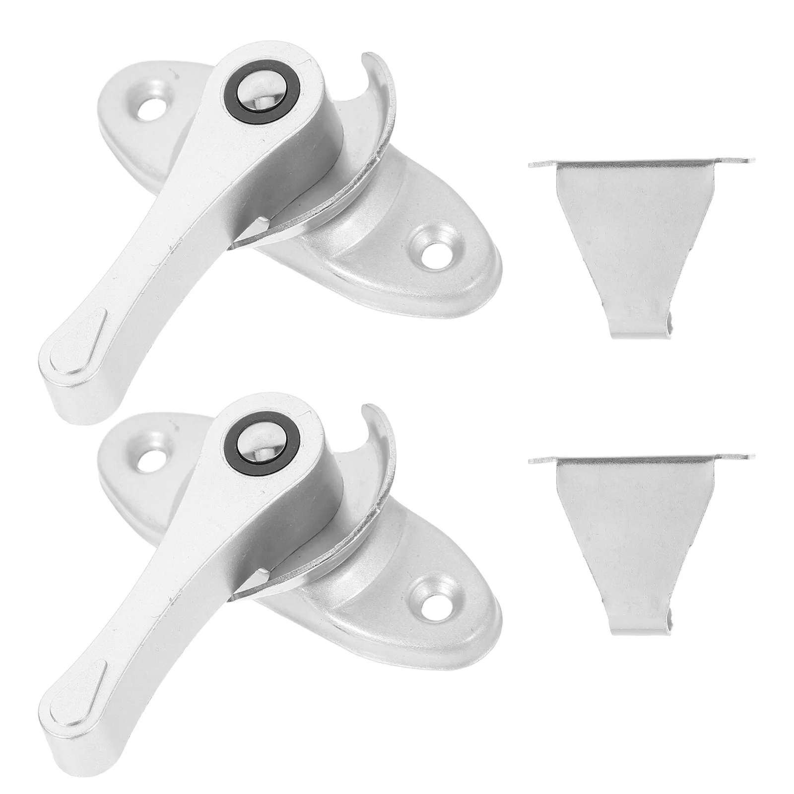 2er-Set Tür- und Fensterhakenschloss Crescent für Windows Security Heavy Sliding Stainless Steel