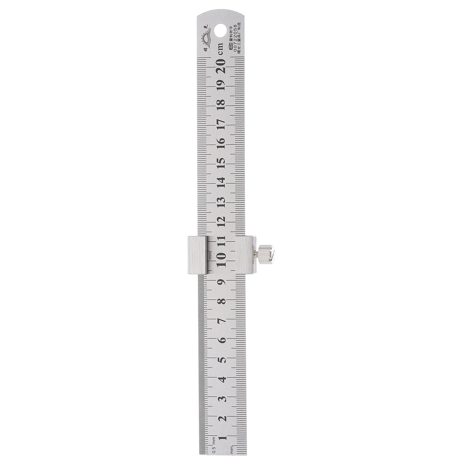 

Steel Ruler Positioning Block Stainless Rulers Scale Measurement Tool Office Metal Tools Measuring School Square