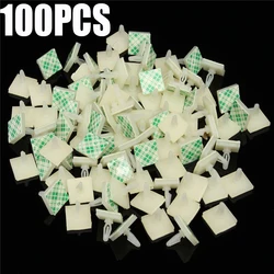 100pcs/Set HC-5 Nylon Plastic Stick Fixed Clip On PCB Spacer Standoff Locking Snap-In Fixed Clips Adhesive 3mm Hole Support