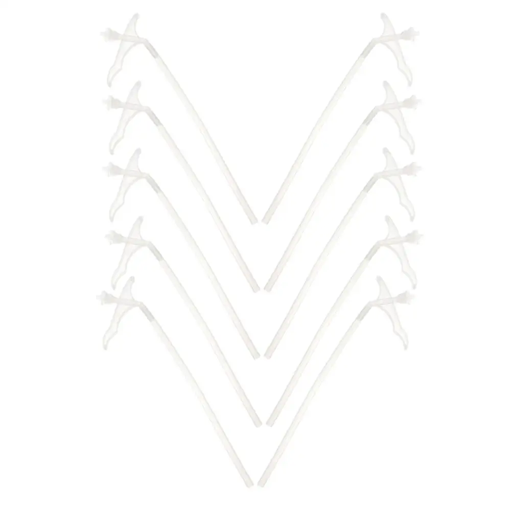 

10 Pcs Foam Hose Nozzles White Plastic Wide Hair Illusion Spray Applicator Tubes for Sealing Gaps Filling Pipe Insulation