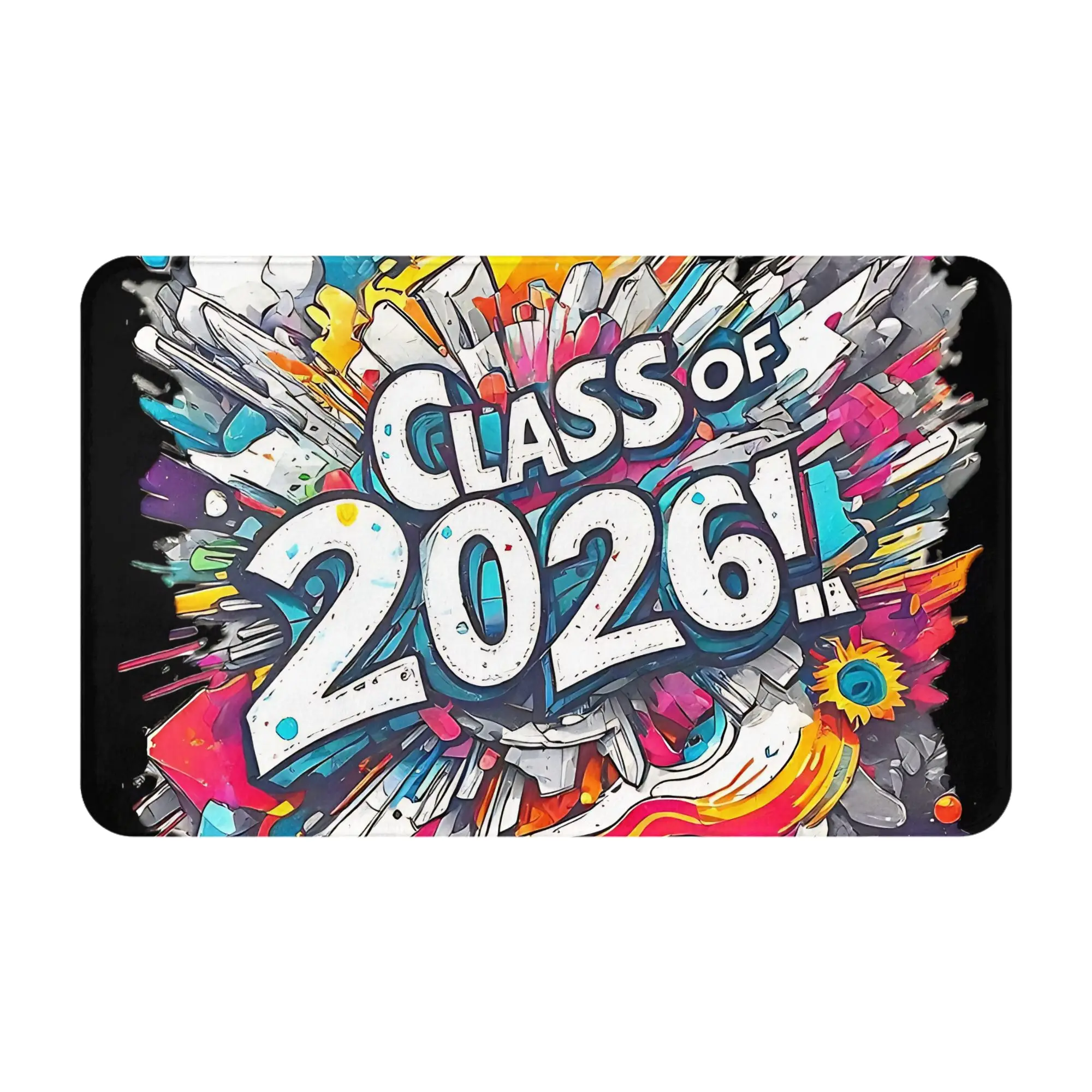 Street Art Decorations Bathroom Mat class of 2026 Doormat Living Room Carpet Outdoor Rug Home Decoration