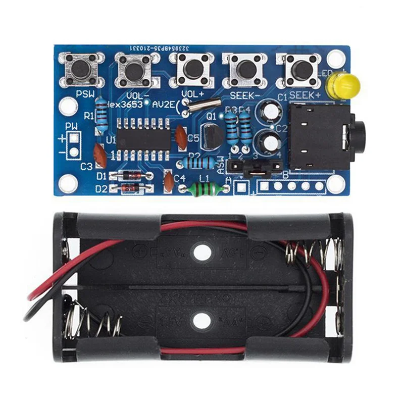 B21B 2X RDA5807 Kit elettronici fai da te Modulo ricevitore radio FM stereo wireless PCB 76Mhz-108Mhz DC 1.8V-3.6V