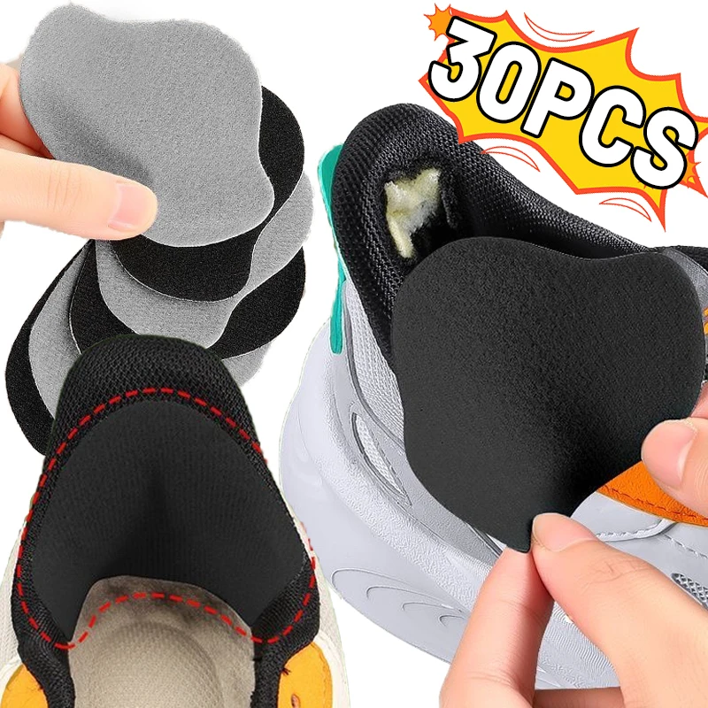 6/30pcs Sports Shoes Repair Stickers Suede Heel Protector Anti-Wear Repair Holes Self-adhesive Patches Insoles Foot Care Insert