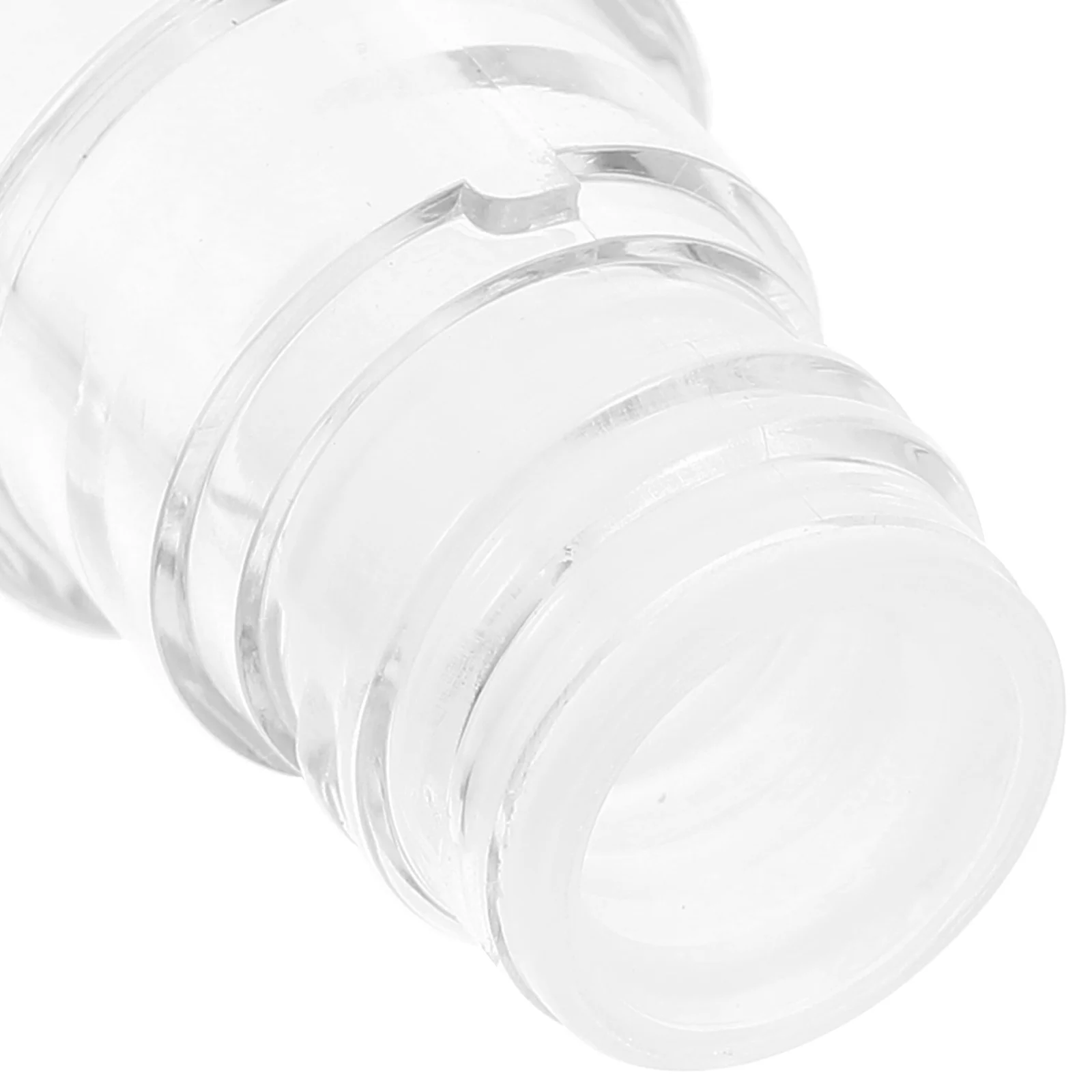 

10Pcs 5ml Mini Lip Oil Bottles Clear White Round Tubes Strong ABS No Burrs for Money Supply