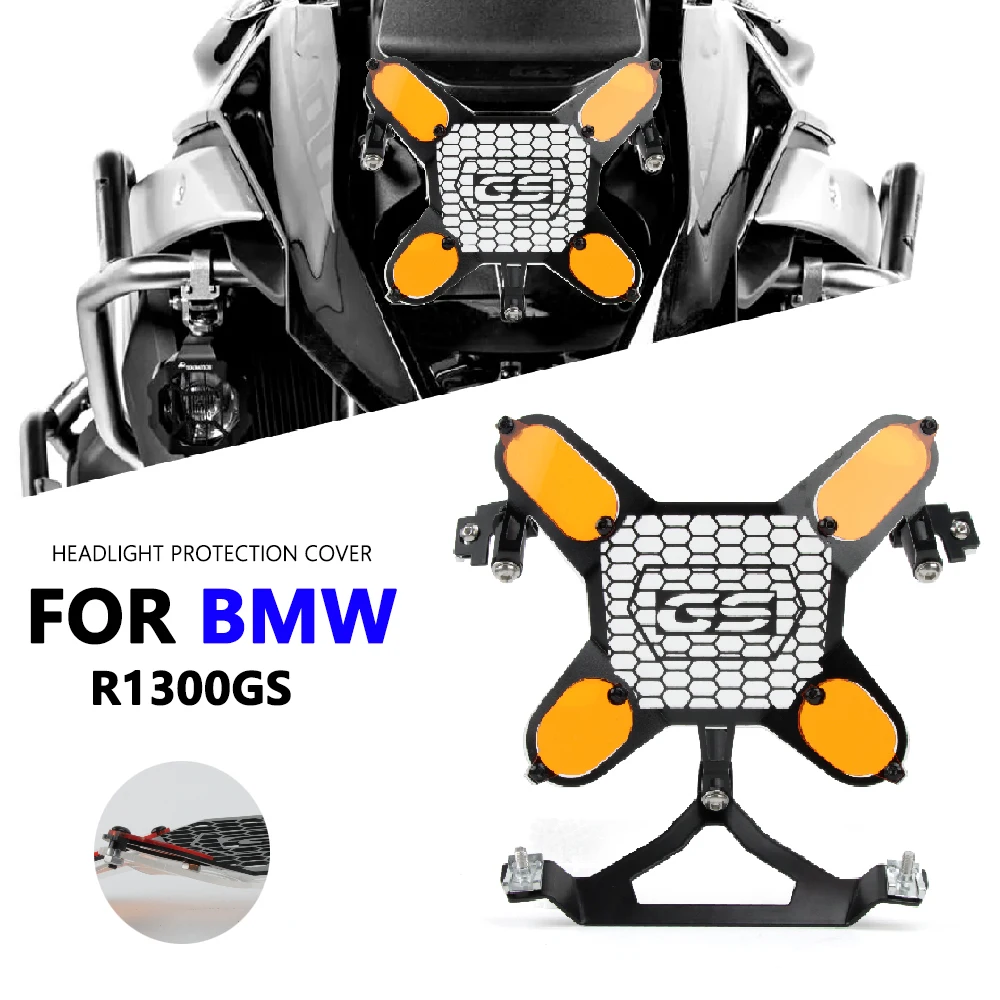 for BMW R1300GS Headlight Protector Headlight Guard Protection Cover R 1300GS 2023-2024 Motorcycle Acrylic Light Cover Protector