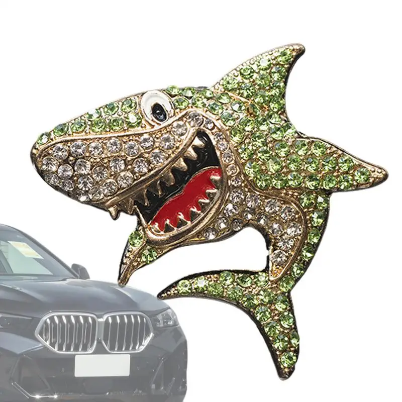 

Car Air Outlet Perfume Shark Shaped Rhinestone Diffuser Clip Shark Car Air Vent Freshener Perfume Clip For Car Auto