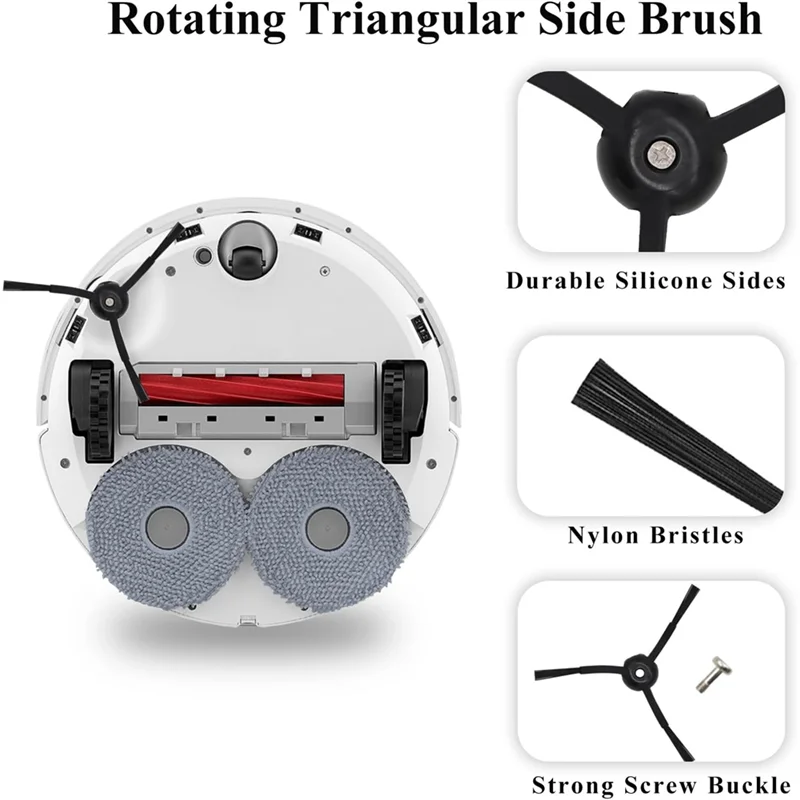 Kit de accesorios de piezas de repuesto para Roborock Qrevo S/Qrevo Plus/Qrevo Pro/Qrevo Maxv-A77G