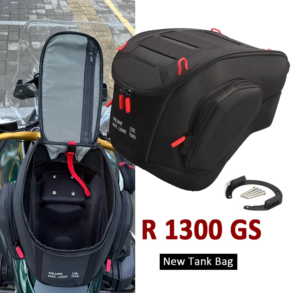 

For BMW R1300GS GS1300 R 1300GS R 1300 GS 2023 2024 2025 New Motorcycle Waterproof Fuel Tank Bag 12L Tool Backpack Portable