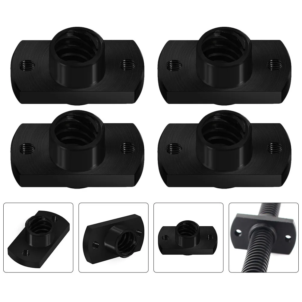 

4Pcs 3D Printer Parts Pom Nut Precision Production Stable Characteristics Smooth Quiet Low Maintenance Nut