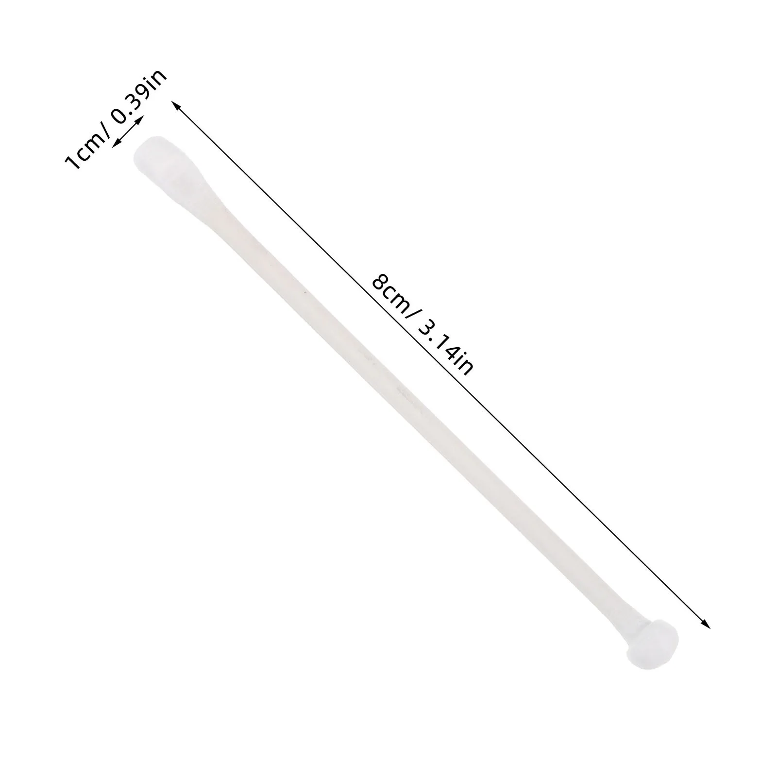 3 صناديق مسحات قطنية لقطف الأذن للاستعمال مرة واحدة ذات طرفين آمنة للجميع باللون الأبيض مثالية لتنظيف الأذن أعواد قطنية