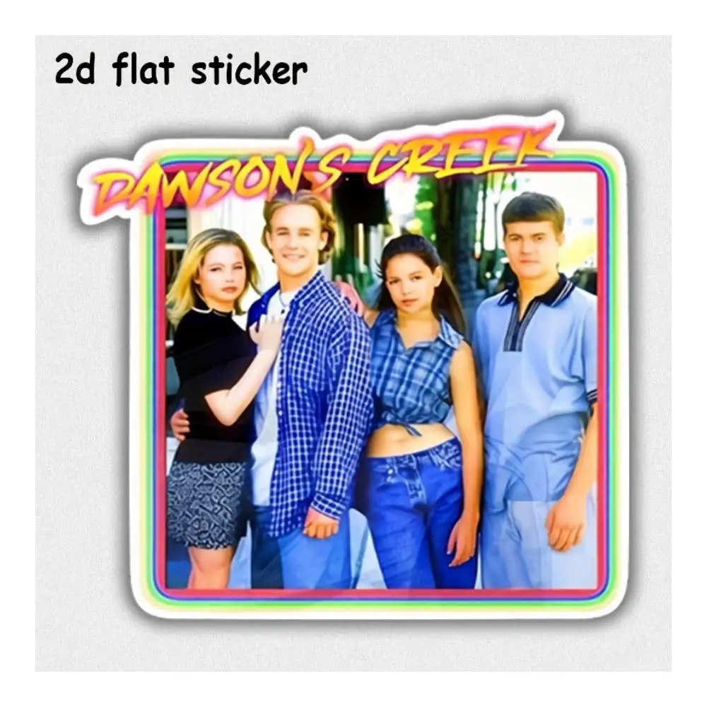 Dawsons Creek Iconic Cast Image Sticker For Cars, Laptops, Windows, Doors, Fridges, Water Bottles