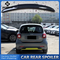 For 2009-2020 Mercedes-Benz Smart Fortwo Forfour 453 2 Door High Quality ABS Plastic Gloss Black Spoiler Trunk Boot Wing Spoiler