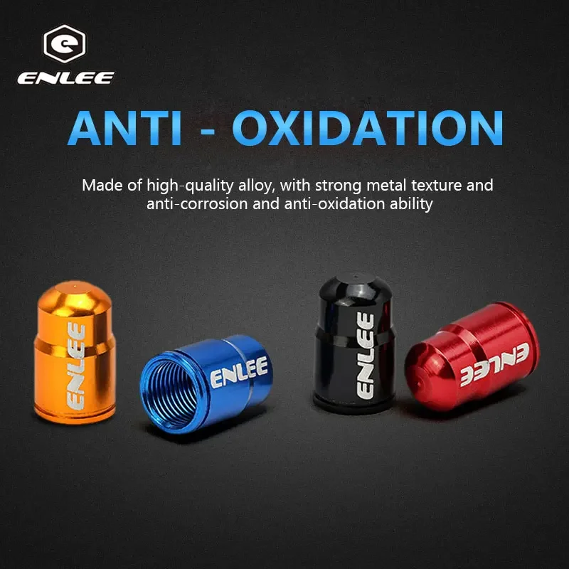 Aluminum Alloy Bicycle Valve Cap Bike Nozzle Waterproof Wheel Presta Tire Schrader Valve Nipple Caps Bicycle Accessories