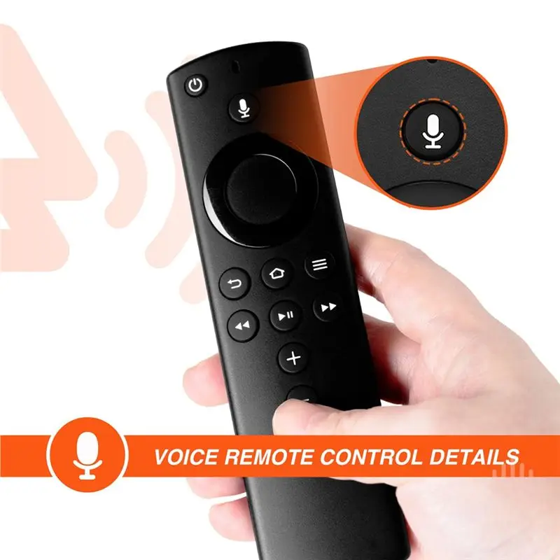 Y47A Replacement Voice Remote Control L5B83H, Compatible with Fire TV Stick 2nd Gen 4K for Cube Smart TVs, Alexa Voice Remote