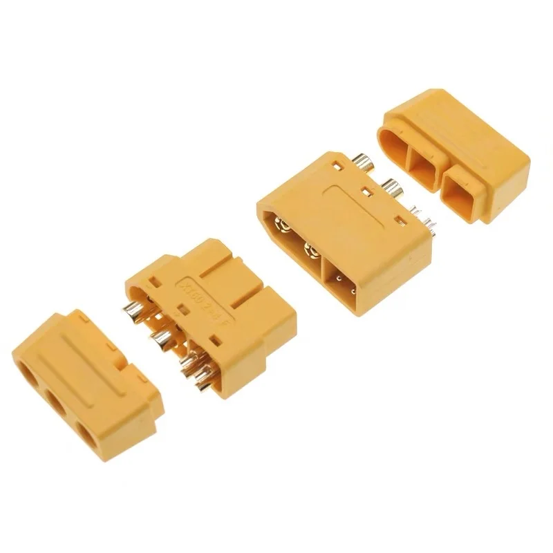 XT60（2+4）-M/F Lithium Battery plug Model airplane male and female with signal needle sheath connector plug