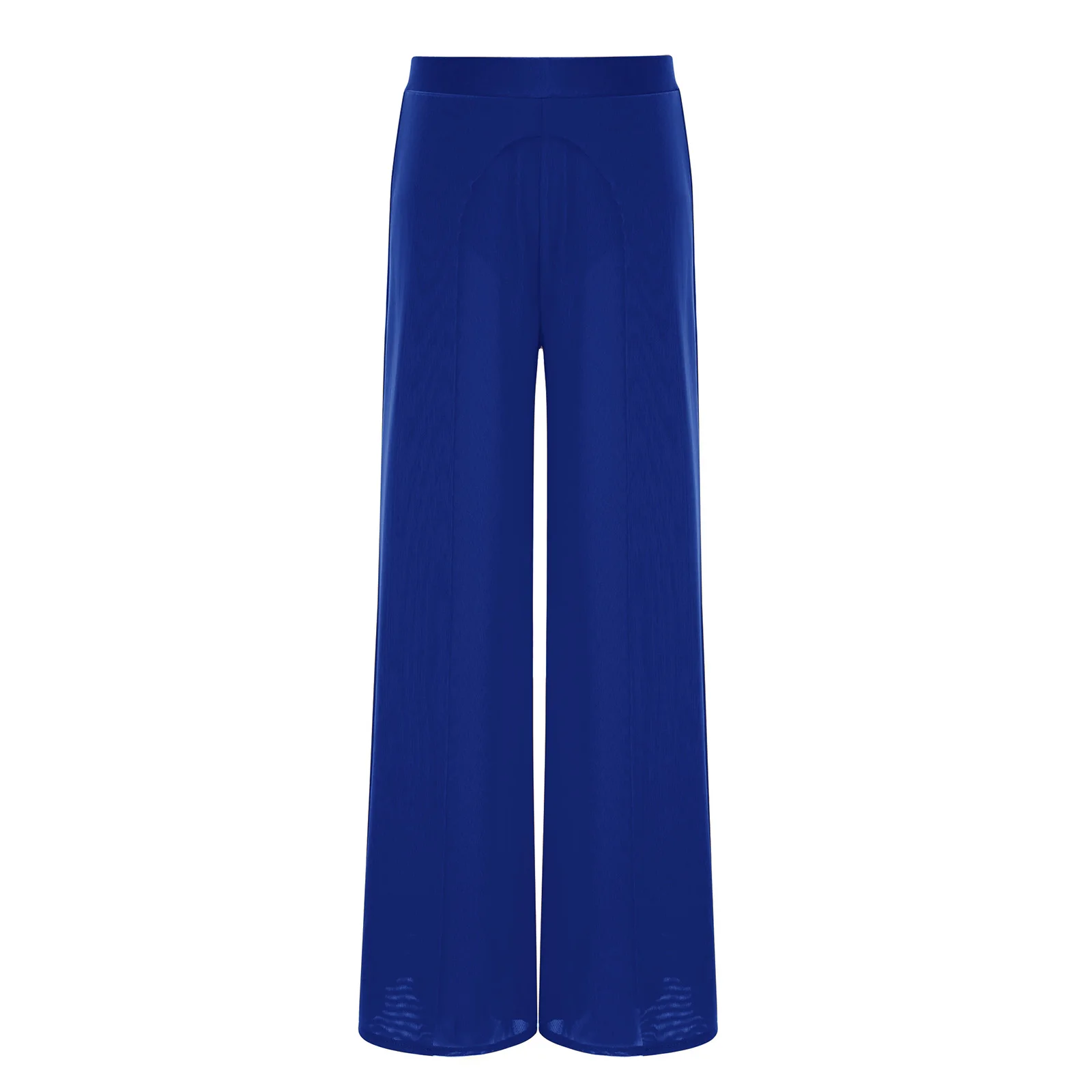 سراويل رقص غنائية للأطفال البنات بحزام خصر مطاطي واسع الساق مع سراويل داخلية مدمجة لمسابقات الأداء الحديث