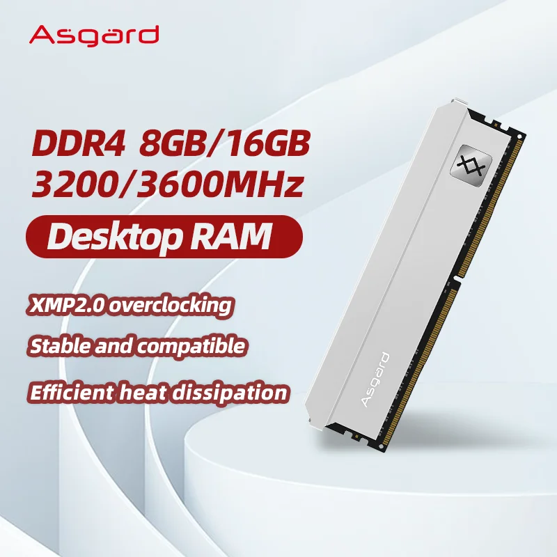 Asgard-RAM DDR4 UDIMM série Freyr pour PC de bureau, 8/16 Go, 3200/3600MHz